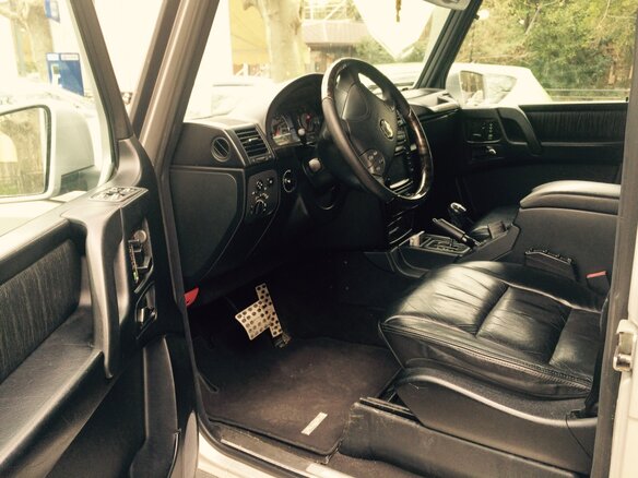 2002 Mercedes-Benz G-Класс 500 II (W463), серебристый - вид 1