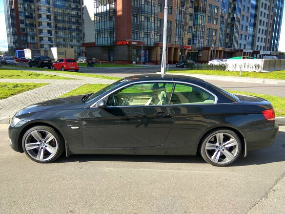 2008 BMW 3 серии 335i V (E90/E91/E92/E93), чёрный