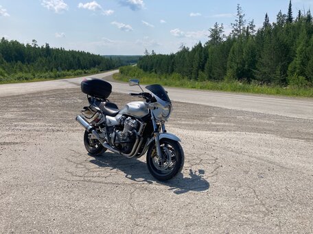 1999 Honda CB 1300, серебристый, 450000 рублей, вид 3