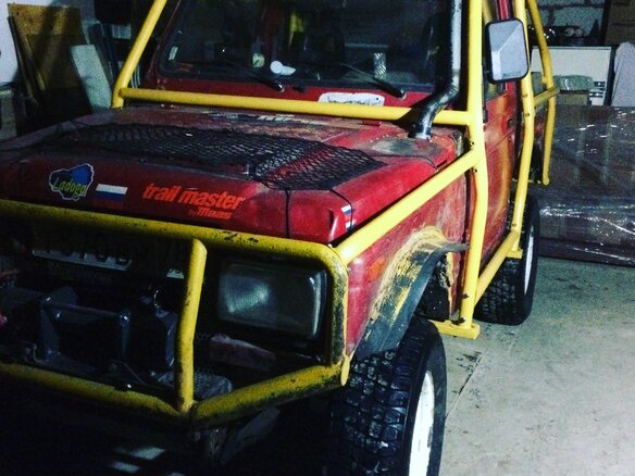 1985 Suzuki Samurai, красный - вид 4