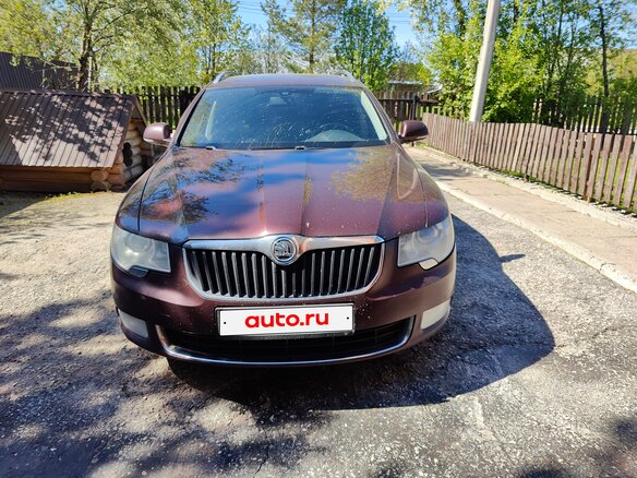 2012 Skoda Superb II, фиолетовый, 899000 рублей - вид 9