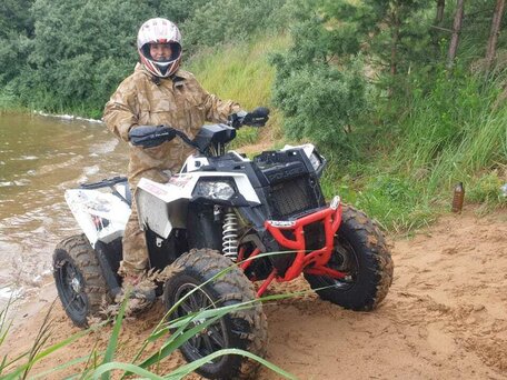 2014 Polaris Scrambler 1000, белый, 899000 рублей, вид 2