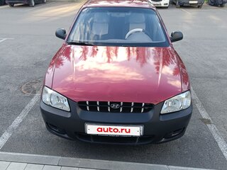 2005 Hyundai Accent ТагАЗ II, красный, 395000 рублей, вид 2