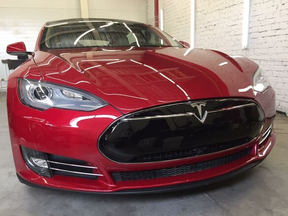 2013 Tesla Model S P85 I, красный - вид 6