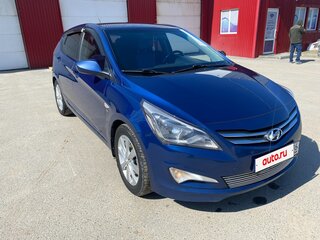 2015 Hyundai Solaris I Рестайлинг, синий, 1250000 рублей, вид 3