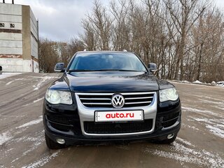 2008 Volkswagen Touareg I Рестайлинг, чёрный, 1150000 рублей, вид 1