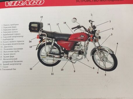 2013 Irbis Virago (Alpha), красный, 51000 рублей, вид 4
