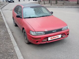 1993 Toyota Corolla VII (E100), красный, 210000 рублей, вид 3