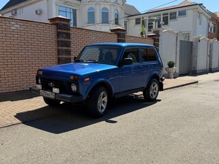 2017 Lada (ВАЗ) 2121 (4x4) I Рестайлинг, синий, 550000 рублей, вид 2