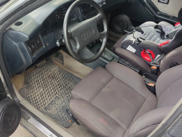 1992 Audi 80 V (B4), серый, 320000 рублей - вид 5