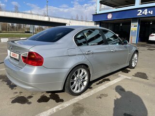 2008 BMW 3 серии 325i V (E90/E91/E92/E93), серебристый, 1000000 рублей, вид 4