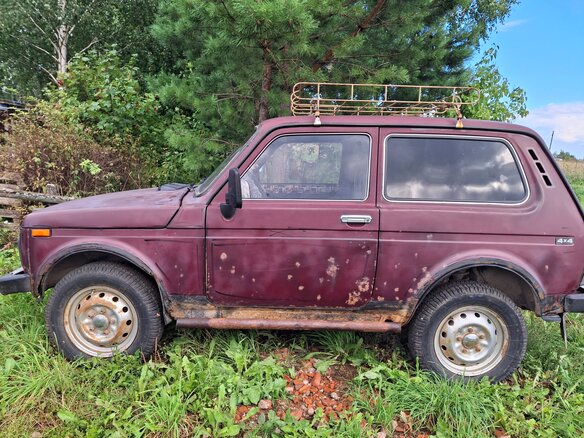 2002 Lada (ВАЗ) 2121 (4x4) I Рестайлинг, пурпурный, 215000 рублей - вид 2