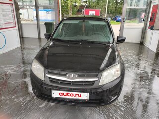 2015 Lada (ВАЗ) Granta I, чёрный, 460000 рублей, вид 4