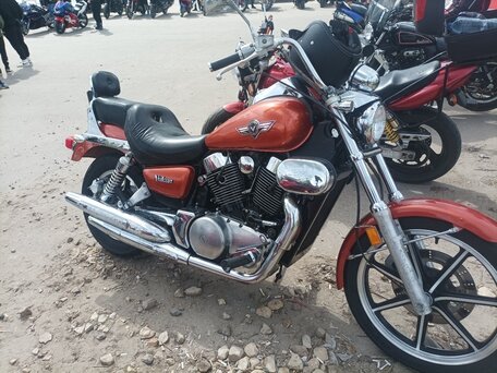 1994 Kawasaki VN1500 Vulcan, оранжевый, 365000 рублей, вид 2