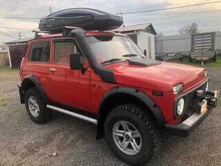 1995 Lada (ВАЗ) 2121 (4x4) I Рестайлинг, красный, 465000 рублей, вид 1