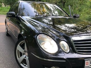 2007 Mercedes-Benz E-Класс 200 NGT III (W211, S211) Рестайлинг, чёрный, 1050000 рублей, вид 1
