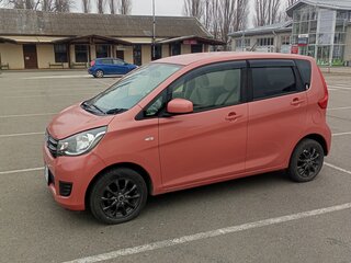 2017 Mitsubishi eK Wagon III Рестайлинг, красный, 865000 рублей, вид 4
