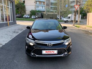 2018 Toyota Camry VII (XV50) Рестайлинг 2, чёрный, 2550000 рублей, вид 2