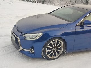 2014 Toyota Mark X II Рестайлинг, синий, 1820000 рублей, вид 5