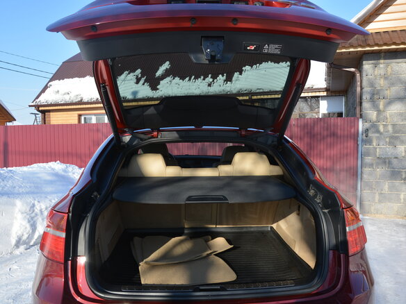 2008 BMW X6 50i 6-speed I (E71), красный, 1599999 рублей - вид 17
