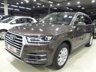 2018 Audi Q7 II (4M), коричневый, 3400000 рублей, вид 1