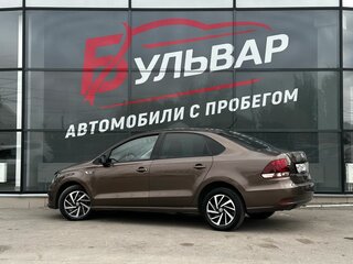 2019 Volkswagen Polo V Рестайлинг, коричневый, 1190000 рублей, вид 4