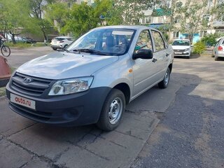 2015 Lada (ВАЗ) Granta I, серебристый, 470000 рублей, вид 1