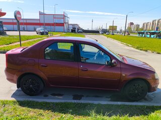 2011 Renault Logan I Рестайлинг, красный, 490000 рублей, вид 2