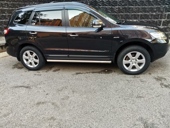 2008 Hyundai Santa Fe II, чёрный, 1650000 рублей - вид 13