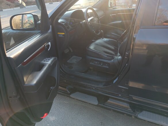 2006 Hyundai Santa Fe II, чёрный, 820000 рублей - вид 6