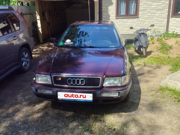 1994 Audi 80 V (B4), красный, 300000 рублей