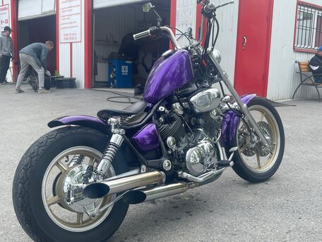 1994 Yamaha XV1100 Virago, пурпурный, 499000 рублей, вид 1