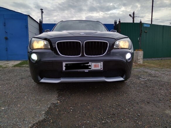 2012 BMW X1 18i I (E84), чёрный, 1150000 рублей - вид 1