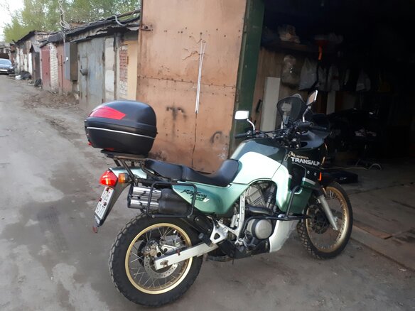 1994 Honda Transalp 400, зелёный - вид 3