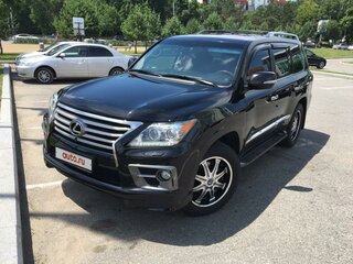 2012 Lexus LX 570 III Рестайлинг, чёрный, 5400000 рублей, вид 2