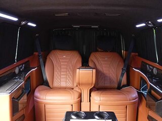 2023 Mercedes-Benz V-Класс Extra Long 300 d экстра длинный III (W447) Рестайлинг, чёрный, 15500000 рублей, вид 3