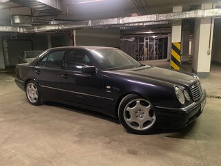 1996 Mercedes-Benz E-Класс AMG 50 AMG II (W210, S210), фиолетовый, 1500000 рублей, вид 2