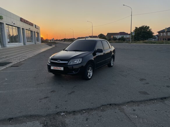 2012 Lada (ВАЗ) Granta I, чёрный, 380000 рублей