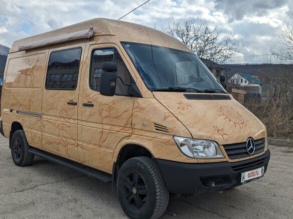 2005 Mercedes-Benz Sprinter, жёлтый, 3300000 рублей