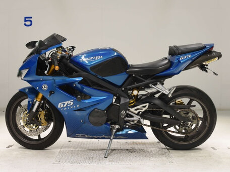 2014 Triumph Daytona 675, синий, 690000 рублей, вид 3