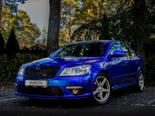 2011 Skoda Octavia RS II Рестайлинг, синий, 1200000 рублей, вид 1