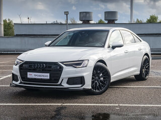 2020 Audi A6 45 TFSI V (C8), белый, 3888000 рублей, вид 1