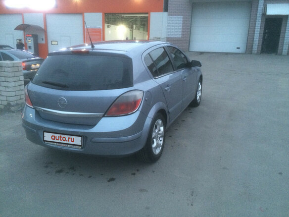 2004 Opel Astra H, голубой - вид 4