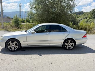 2001 Mercedes-Benz S-Класс 320 Long IV (W220), серебристый, 560000 рублей, вид 5