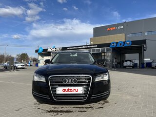 2012 Audi A8 Long III (D4), чёрный, 1500000 рублей, вид 1