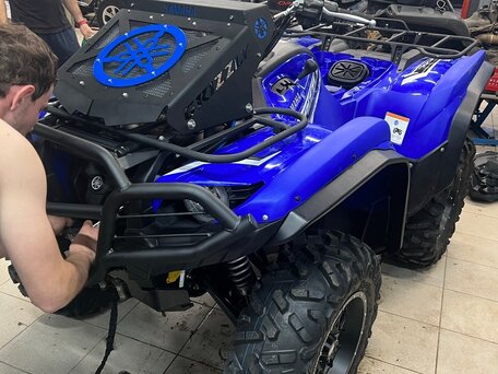 2015 Yamaha Grizzly 700, синий, 1520000 рублей, вид 2