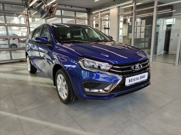 2026 Lada (ВАЗ) Vesta SW I Рестайлинг (NG), синий - вид 2