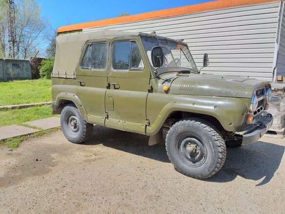 1990 УАЗ 3151 31512, зелёный - вид 2