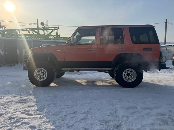 1990 Toyota Land Cruiser Prado 70 Series, оранжевый - вид 21