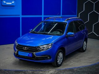 2021 Lada (ВАЗ) Granta I Рестайлинг, синий, 640000 рублей, вид 2